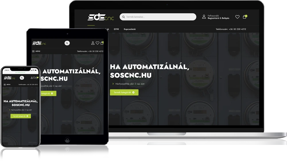SOSCNC webshop