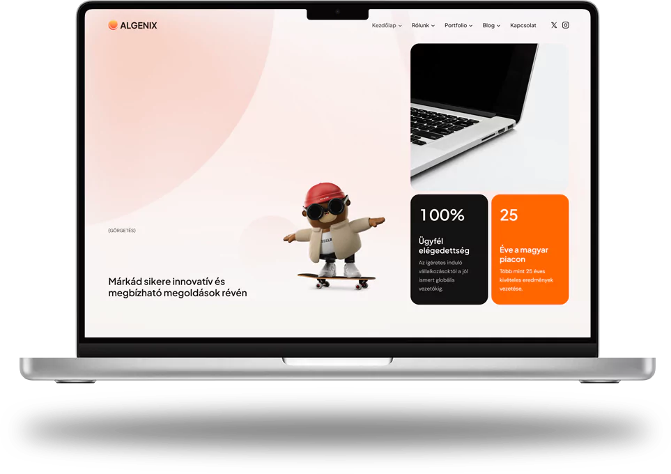 Céges weboldal készítés ára borító